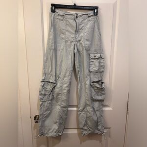 gray garage cargo pants